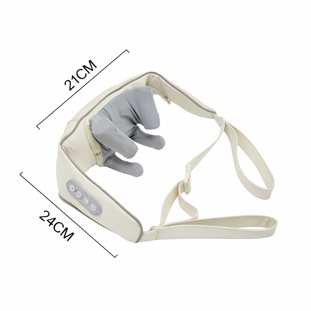 NordLykke Elektrisk Shiatsu Nakkemassasjeapparat for Nakke og Skuldre – ND1